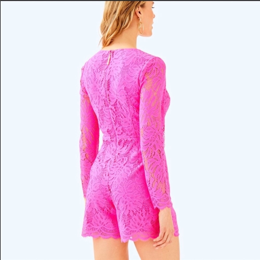 Sold! NWT! Lilly Pulitzer Tiki Wrap Romper - Picture 3 of 3